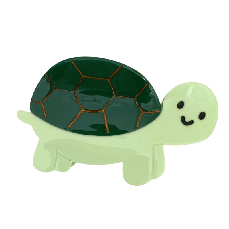 ヘアクリップ かわいい 海モチーフ カメ タツノオトシゴ タコ レディース アクセサリー 大きめ 後頭部 ..