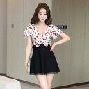 キャバ ワンピース レディース おしゃれ セクシー Aライン ショート丈 Vネック 花柄 スリム効果 体型カバー 夜職