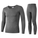 肌着 メンズ モダール 秋冬 上下セット インナー 下着 長袖 ラウンドネック ズボン下 ロング 薄手 通気性 毛玉防止 色褪せしにくい スリム 無地 大きいサイズ グレー 青 黒