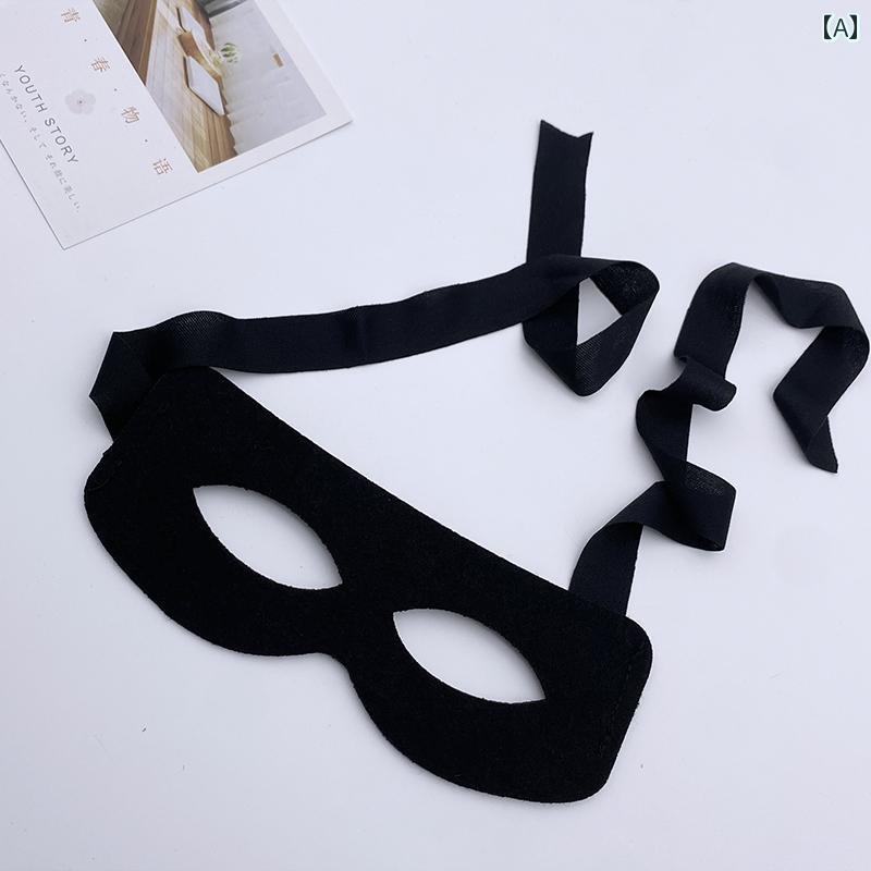 アイマスク ハロウィン 仮装 黒 半面 コスプレ パーティー 演劇 ダンス 眼帯 仮面舞踏会 変装 役柄