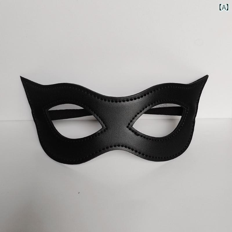 Goods - アイマスク レディース おしゃれ 猫風 コスプレ 仮面武侠 パーティー 半顔 ハロウィン 化粧舞踏会 バーイベント 皮質