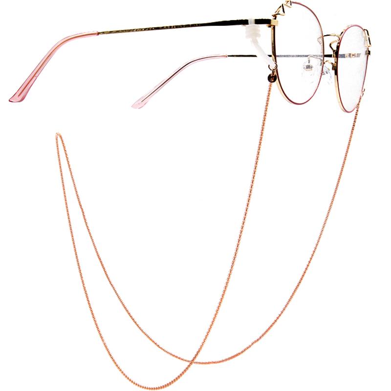 メガネチェーン レディース メンズ おしゃれ 銀 S バラゴールド 首かけ 落下防止