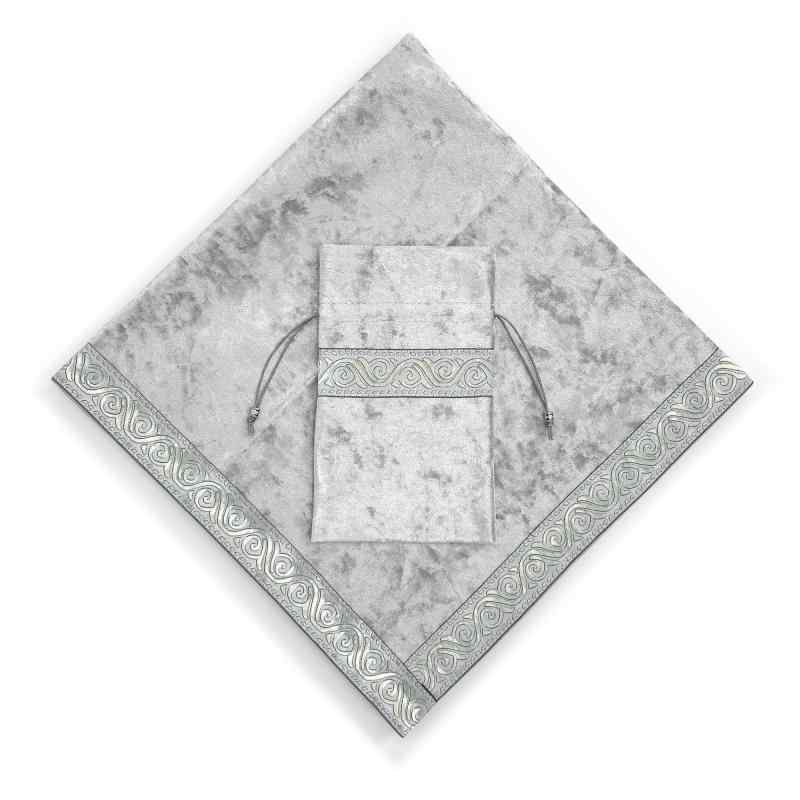 タロットカード ポーチ テーブルクロス バッグ スエード ゲーム セット 柔らかい 巾着 収納 小物入れ ..