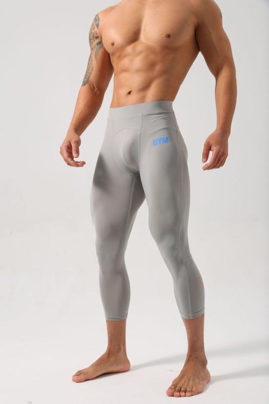 七分丈パンツ メンズ おしゃれ トレーニング ヨガ フィットネス 高弾性 速乾 薄手 透け感 夏 スポーツ