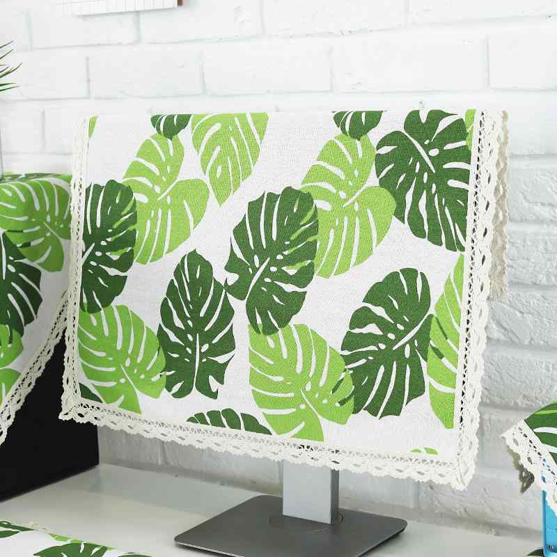 テレビカバー 防塵 ディスプレイカバー パソコン モニター 42寸 52寸 北欧風 ツリー柄 鹿柄 インテリア..