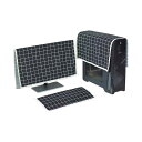 パソコン デスクトップ モニター キーボード ケース 防塵カバー 学校 家庭用 装飾 黒 チェック柄 192寸 224寸 272寸 293寸