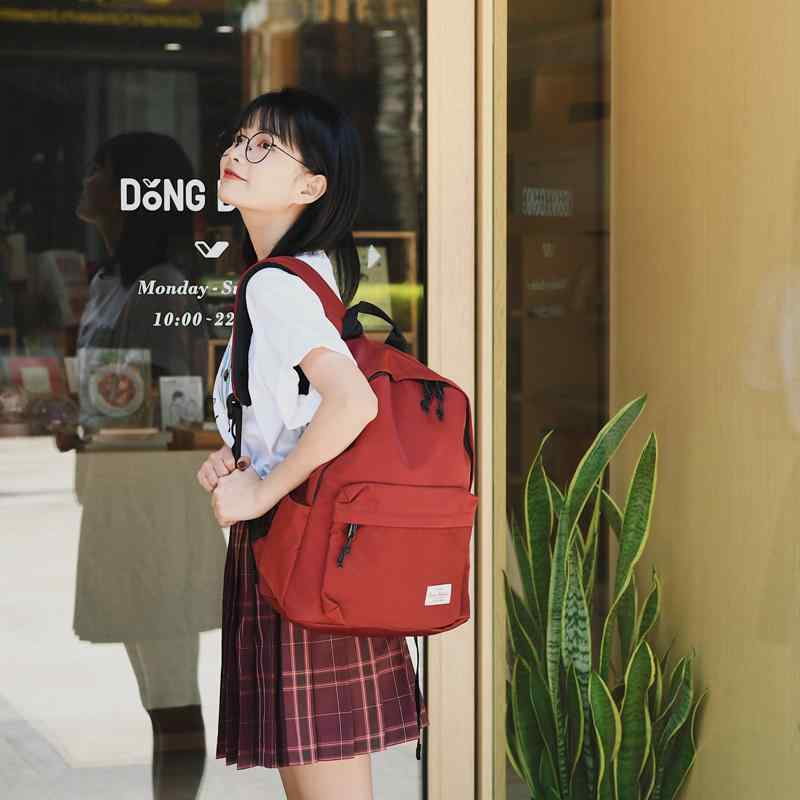 リュックサック レディース メンズ おしゃれ 無地 韓国 中学生 シンプル 通学 バッグ