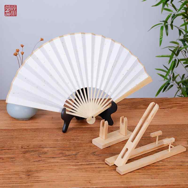 扇子スタンド おしゃれ 木製 折りたたみ扇子 団扇 飾り台 落地 展示台 中華風 インテリア 高級 シンプ..