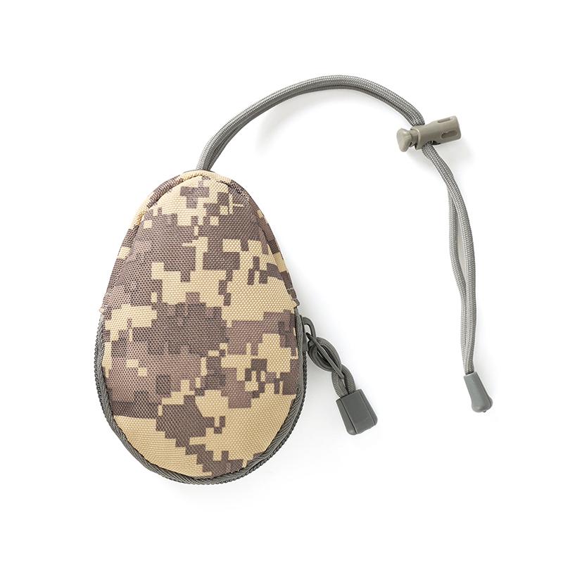 キーケース ミリタリー 抽選 ドローコード 小銭入れ イヤホン収納 コインケース 迷彩柄 アウトドア メ..