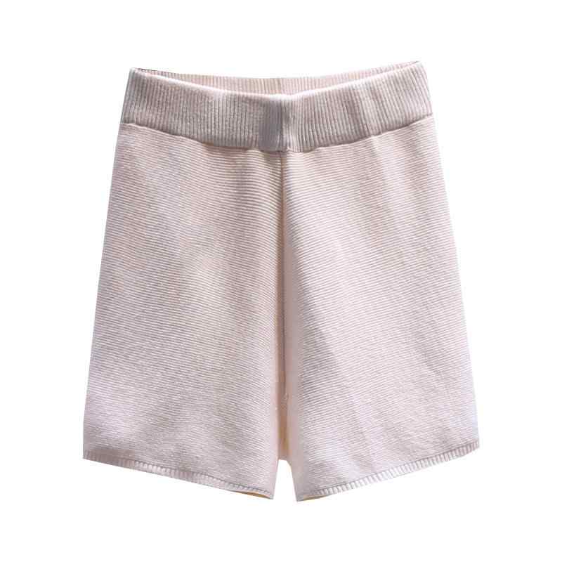 ニット ショートパンツ レディース おしゃれ カジュアル 秋冬 ハイウエスト 美脚 着やせ 毛糸 ビッグシ..