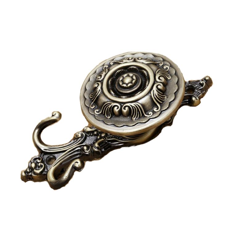 カーテンホルダー おしゃれ インテリア フック 軽ラグジュアリー 壁掛け 取付簡単 アクセサリー アンティーク調 壁フック 服 帽子 多機能