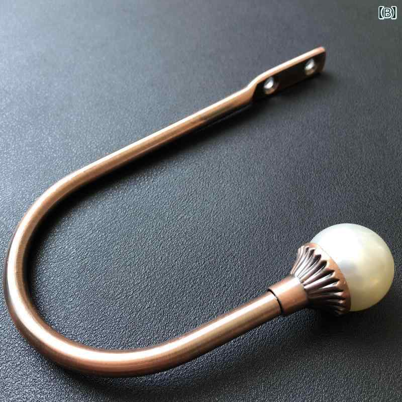 カーテンホルダー おしゃれ インテリア U型 ウォールフック 壁掛け アイアン モダ...