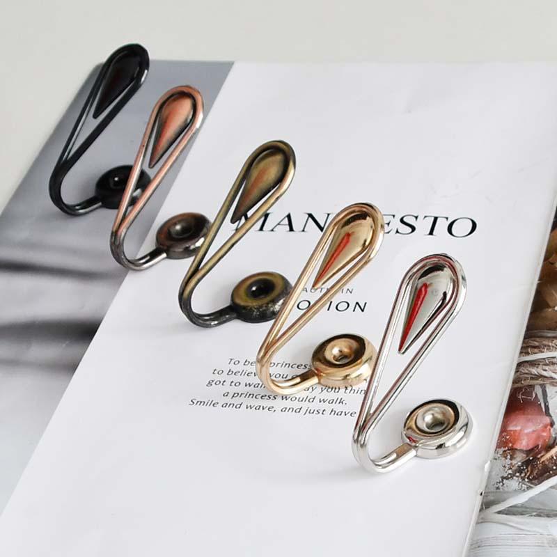 カーテンホルダー おしゃれ インテリア 壁掛け フック アメリカン 掛け金具 錆びにくい 鋅合金 綿ロープ 家庭用