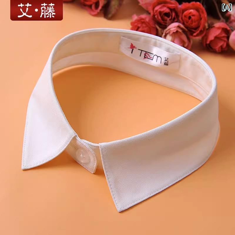 付け襟 韓国 ハンドメイド 衣類用 アクセサリー フェイクカラー シンプル 小さめ デコレーション 襟 襟 DIY ニット合わせ