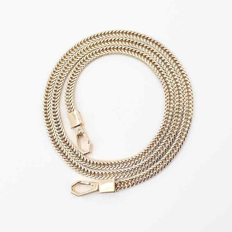 バッグ チェーン ショルダーストラップ おしゃれ 金属 チェーン 単品 斜め掛け 交換用 後付け アクセサリー