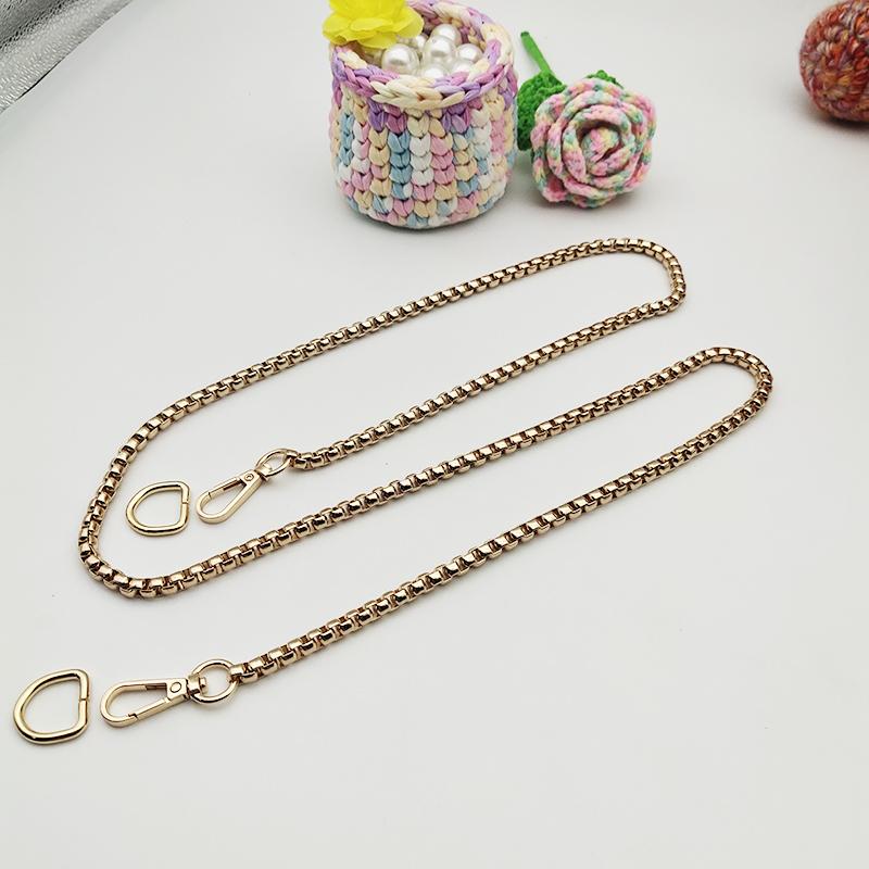 バッグ チェーン レディース チェーン ショルダーストラップ おしゃれ 斜め掛け バッグアクセサリー ハンドメイド 鉄製 交換 後付け 単品