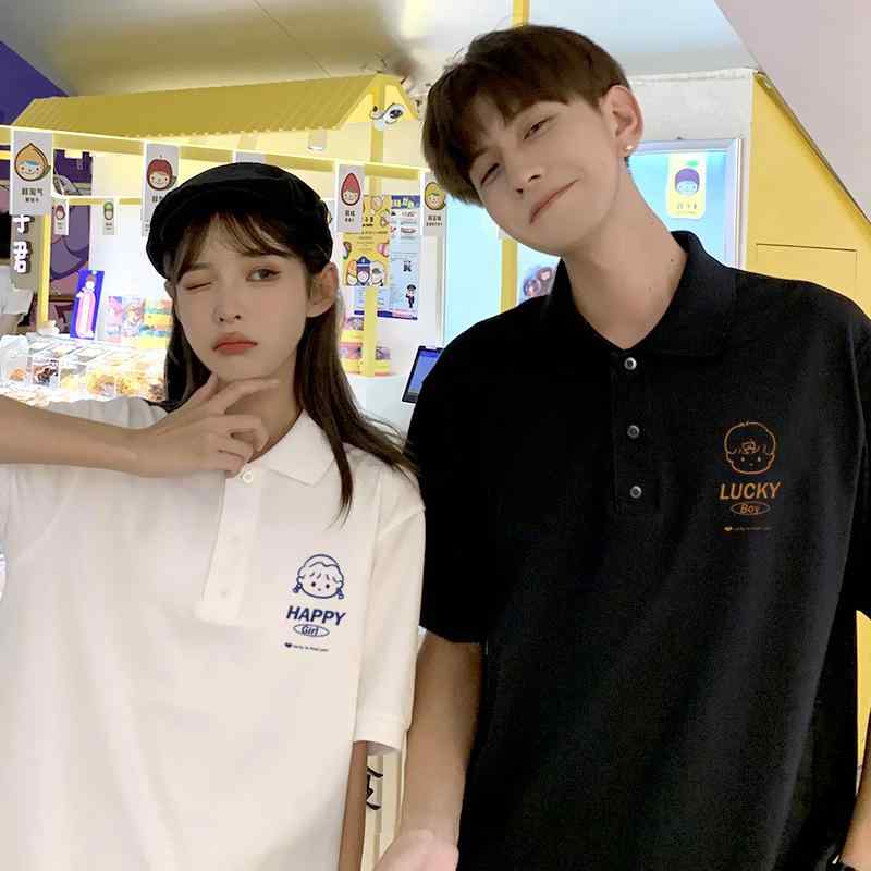 ポロシャツ メンズ レディース 半袖 tシャツ ペア カジュアル 学生 春夏 おしゃれ 開学シーズン クラス制服 シンプル