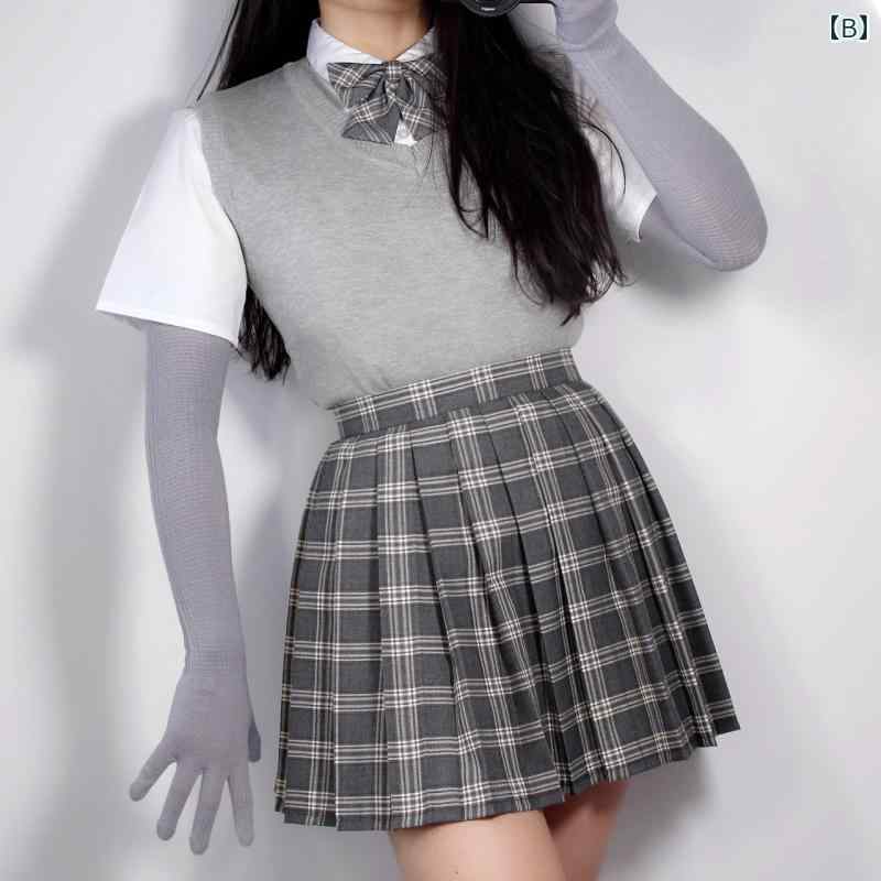 手袋 レディース おしゃれ ロング ニット 分指 伸縮性 ウール混 暖かい 紺色 制服 コスプレ ハロウィン 55cm 3