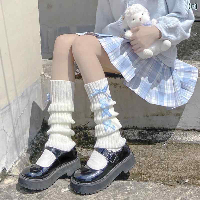 レッグウォーマー 女の子 キッズ 子供 おしゃれ ルーズソックス 可愛い クロス リ...
