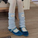 レッグウォーマー 女の子 キッズ 子供 おしゃれ ルーズソックス 親子 冬 厚手 ふわふわ ニット もこもこ ヴィンテージ風 混色