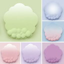 マウスパッド 手首 クッション グラデーション レディース オフィス シリコン リストレスト 雲 かわいい ピンク 青 緑 シンプル ナチュラル 韓国 セット ...