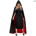 マント 男女兼用 ロング丈 フード リバーシブル ハロウィン コスプレ 多色 役柄 吸血鬼 ケープ ショール