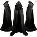 マント フード メンズ レディース ブラック 死神 吸血鬼 魔法使い 仮装 ハロウィン コスプレ 衣装 イベント 舞台 演出