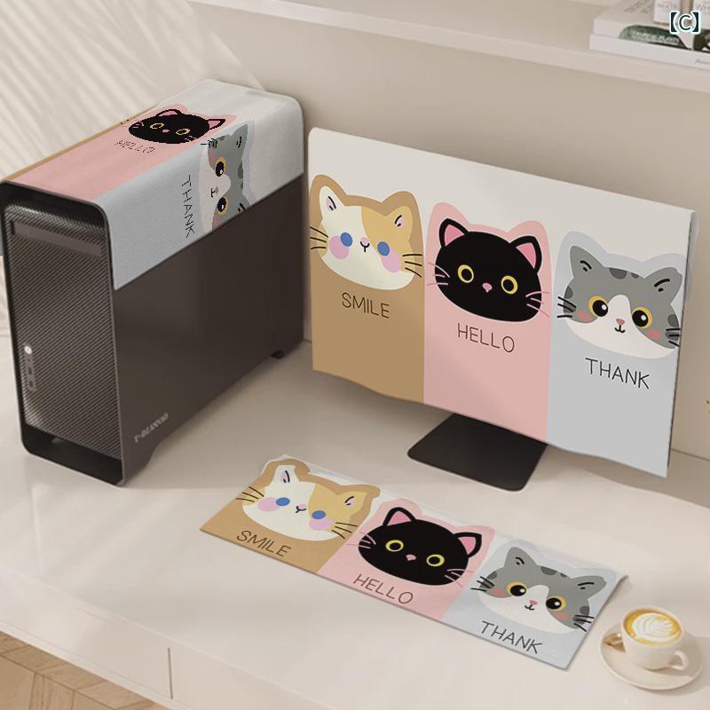 パソコン 防塵カバー おしゃれ セット モニタ...の紹介画像3