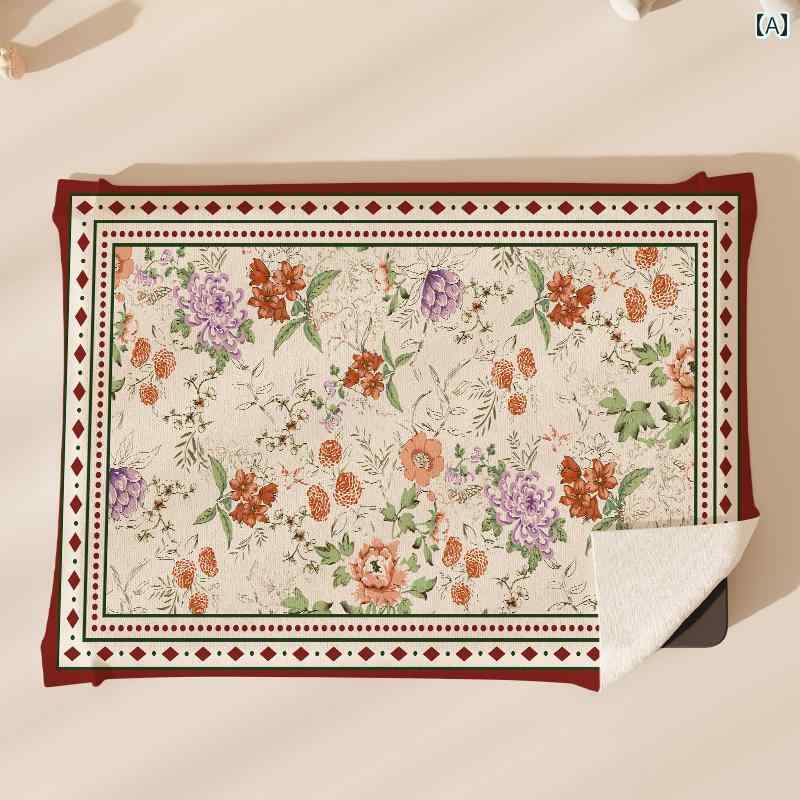 パソコン ダストカバー おしゃれ 花柄 アメリカン キーボード タブレット 汚れ防止 装飾 ディスプレイ