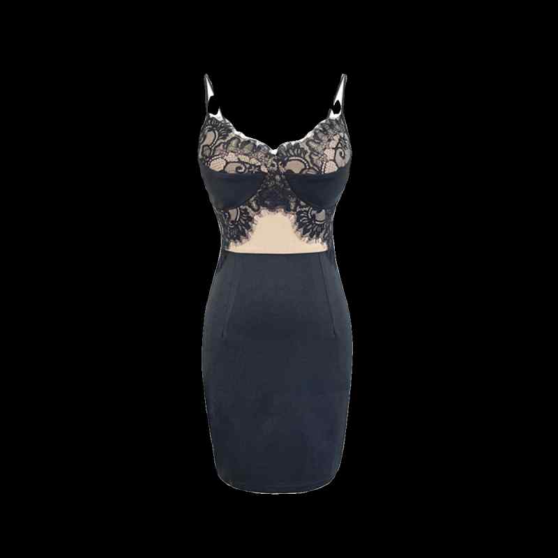 キャバ ワンピース レディース おしゃれ キャバクラ レース キャミソール タイト ミニ丈 セクシー 低胸 背中見せ 細見え パーティー ナイトクラブ