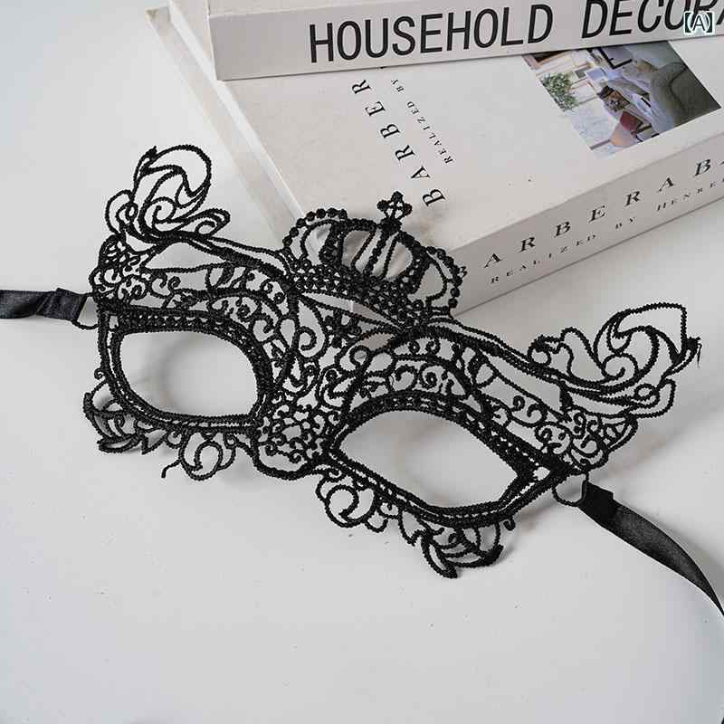 ベネチアン マスカレード マスク アイ レディース レース 仮面 ハーフ ミステリアス ハロウィン コスプレ パーティー 大人 子供 変装 舞踏会