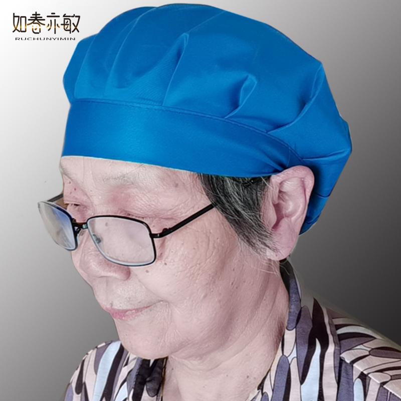 帽子 レディース おしゃれ シニア 夏 吸汗 通気性 薄手 防風 寝る時 祖母 ガーゼ ニュアンスカラー お..