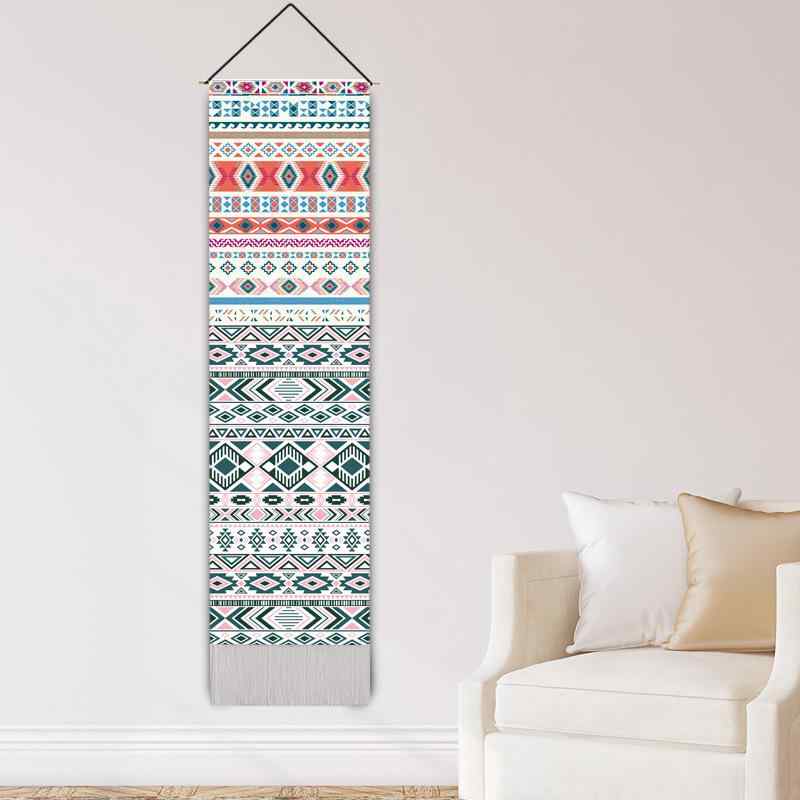 素材: 混紡パターン: 幾何学模様スタイル: 北欧タペストリーの形状: 長方形タペストリーの洗浄方法：手洗い可能.洗濯機洗い可能。