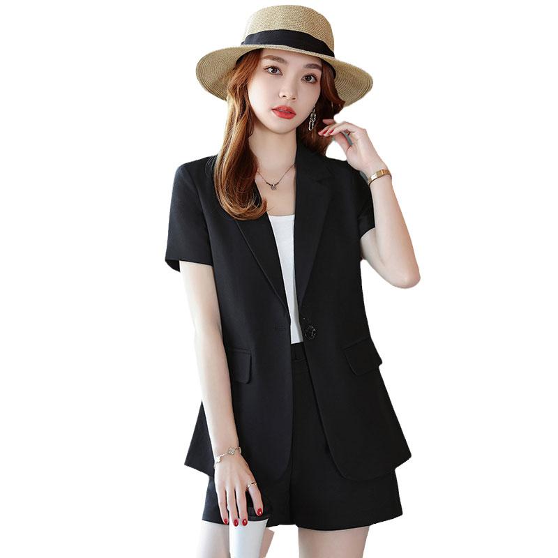 セットアップ レディース おしゃれ 半袖 ジャケット ショートパンツ 夏 小柄 きれいめ カジュアル 上品 シンプル 無地