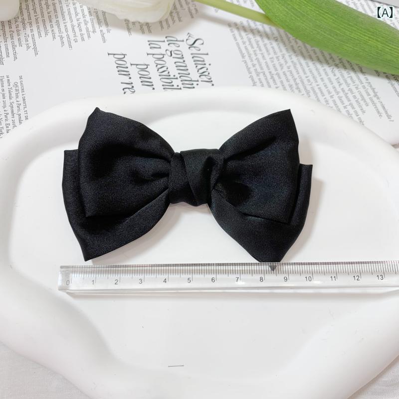 シューズアクセサリー レディース おしゃれ 飾り ブラック 大きめリボン 取り外し パンプス用 装飾 シューズクリップ シンプル