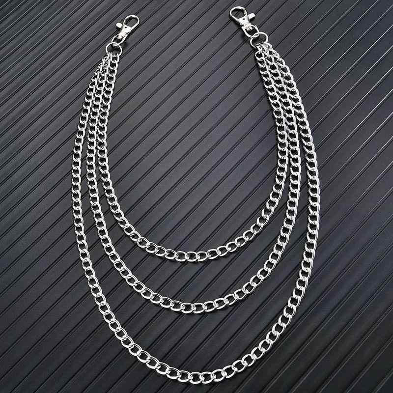 ウォレットチェーン パンツチェーン メンズ おしゃれ レディース 取り外し チェーン アクセサリー ヒップホップ パンツ用 パンツチェーン デニム 飾り