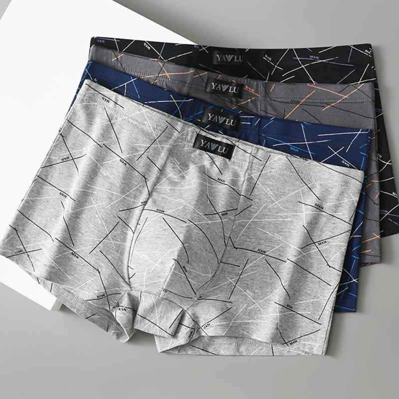 ボクサーパンツ メンズ おしゃれ 快適 大きいサイズ 綿 ストレッチ 直線柄 シンプル 四角 ショートパン..