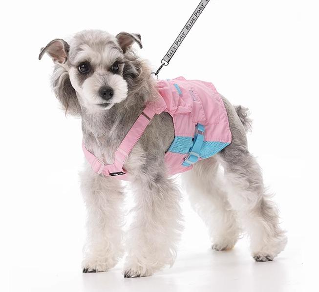 犬 服 背中開き 小型 中型 マルチーズ シュナウザー 猫 軽量 薄手 防水 日焼け対策 ベスト リードバッ..