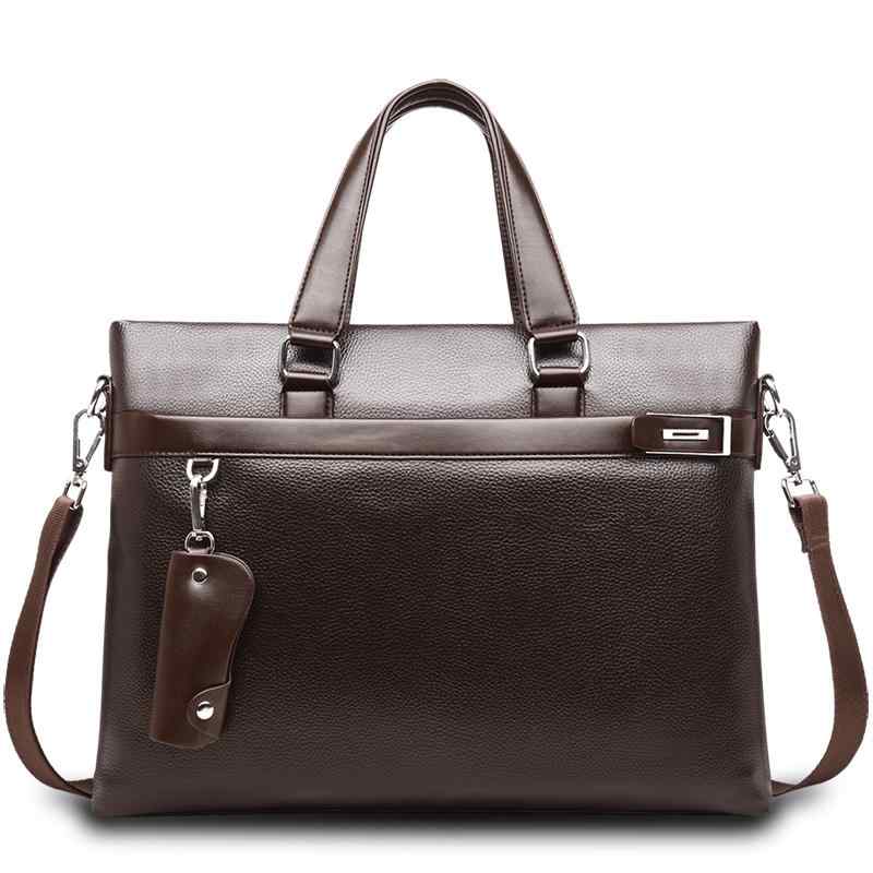 ブリーフケース バッグ メンズ おしゃれ ビジネス 大人 通勤 横型 ショルダー 手提げ パソコン 斜め掛け 大容量 無地 カジュアル オフィス