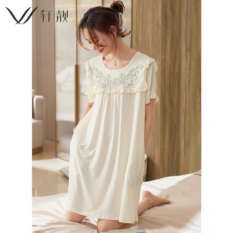 ワンピース レディース おしゃれ 快適 白 夏 モダール 薄手 半袖 涼しい マタニティ ルームウェア 大きいサイズ ミディ丈 花柄