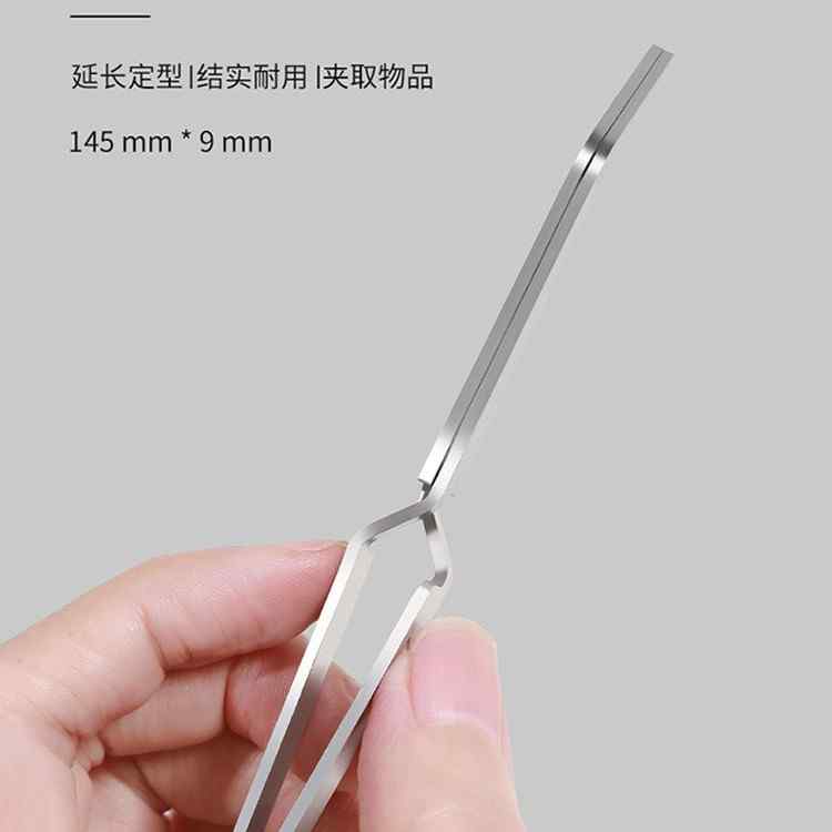 ピンセット ネイル クリップ シェーピング ステンレス スチール エクステンション ツール 滑らか 固定 シンプル プレゼント 耐久性 錆びにくい