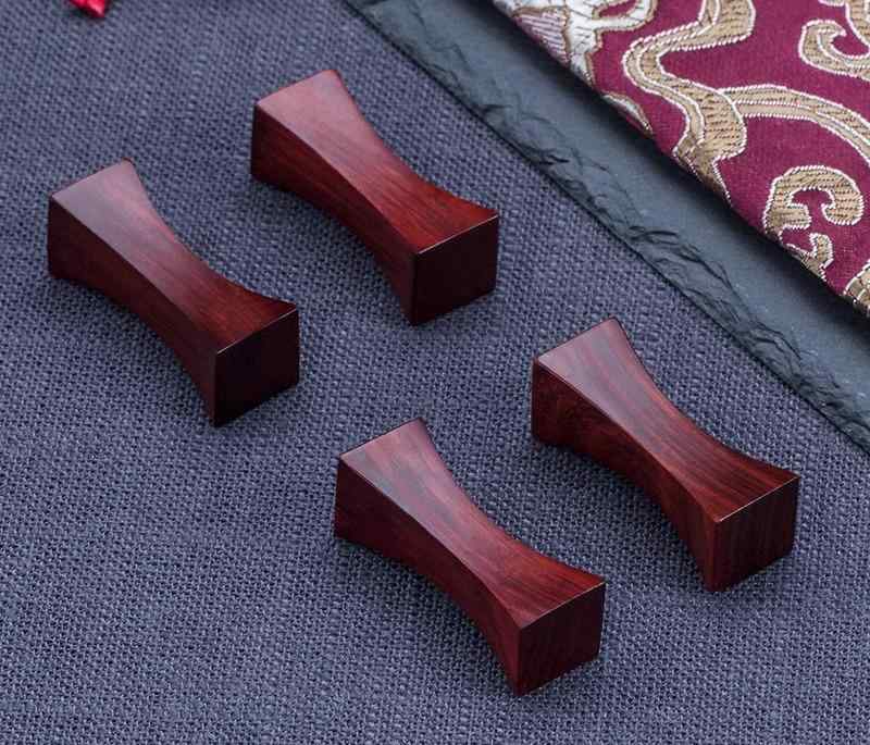 箸置き 木製 大人 ギフト 結婚祝い 新居 チャイナ風 シンプル ローズウッド スプーン ナイフ ホルダー 枕型 ホーム パーティー 来客用 おしゃれ