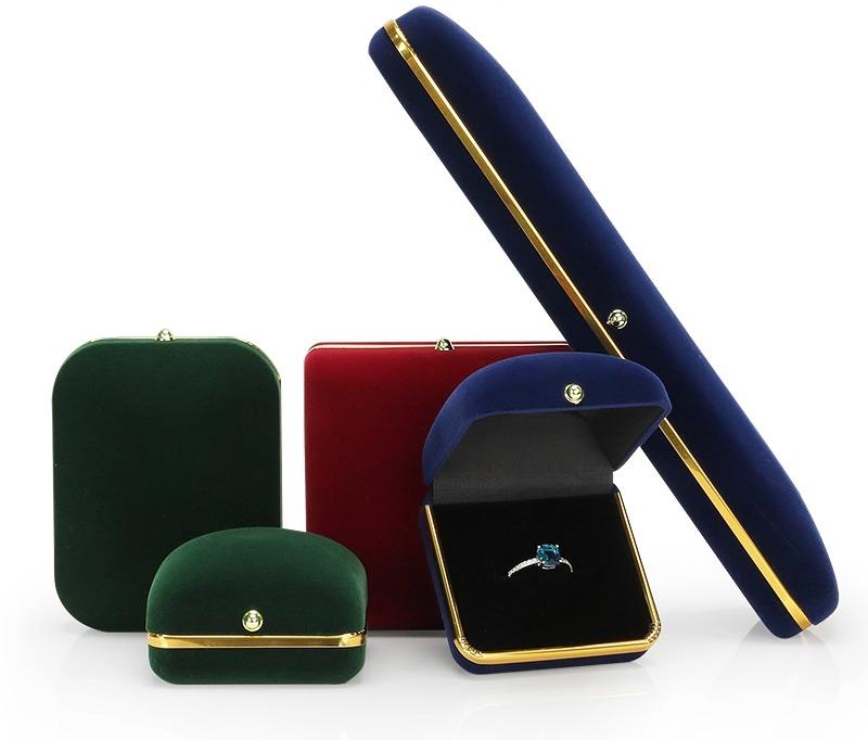 アクセサリー 収納 おしゃれ ケース ゴールド 縁取り スクエア ボックス ブレスレット ネックレス リン..