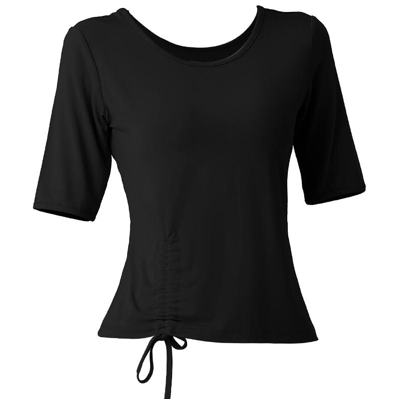 ダンスシャツ レディース おしゃれ 夏 半袖 ステージ 衣装 上品 フィット スリム ミセス 練習着 大人 無地 シンプル