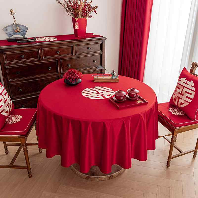 テーブルクロス 中国風 布製 刺繍 防汚 キズ防止 リビング ダイニング 机 カバー 装飾 デコレーション ..