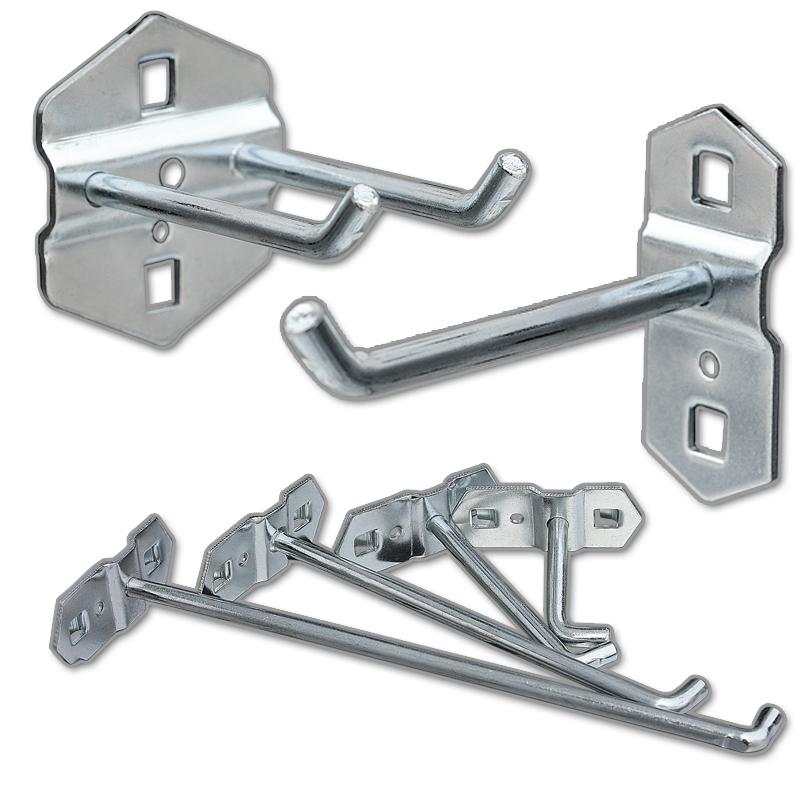 オーガナイザー 収納 プライヤー ペンチ 工具 コレクション 壁掛け ホルダー フック 吊り下げ 角穴用 ネジ付 保管 整理整頓 ディスプレイ ガレージ 作業場(4.0)