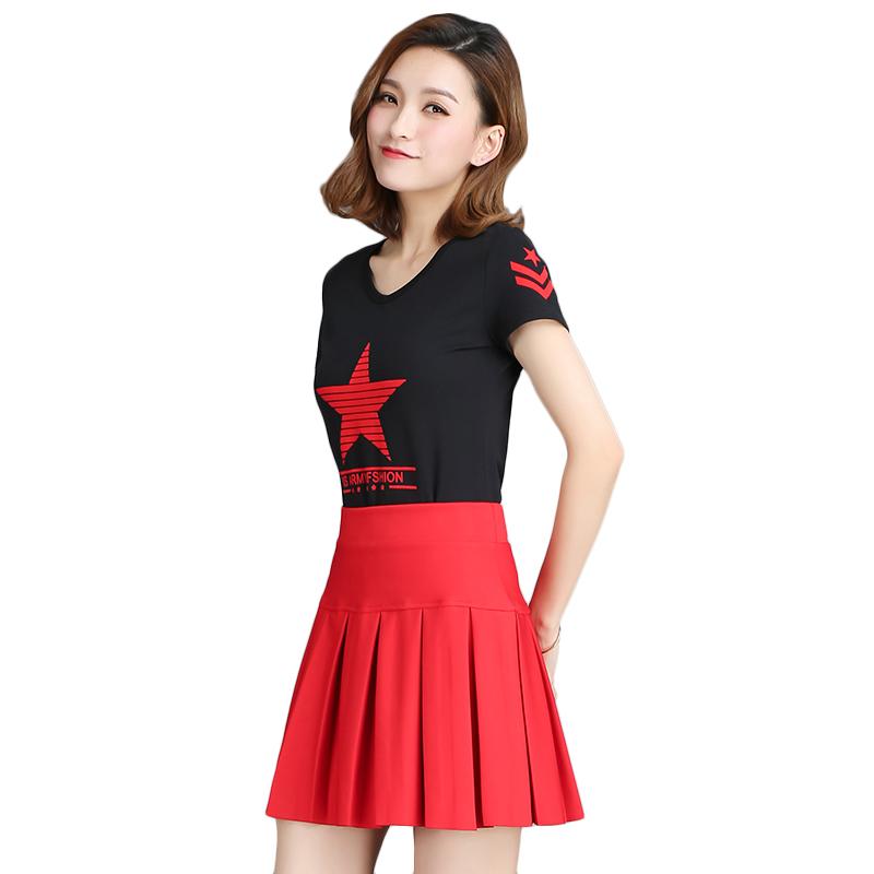 ダンス 衣装 スカート レディース おしゃれ 春夏 社交ダンス プリーツスカート スカート 水兵 舞台 短め 無地 シンプル ステージ イベント 踊りやすい