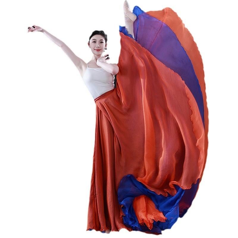 ダンス 衣装 スカート レディース おしゃれ 大きめ シルエット 舞踊 レトロ ウイグル 民族舞 モダン 練習 大人