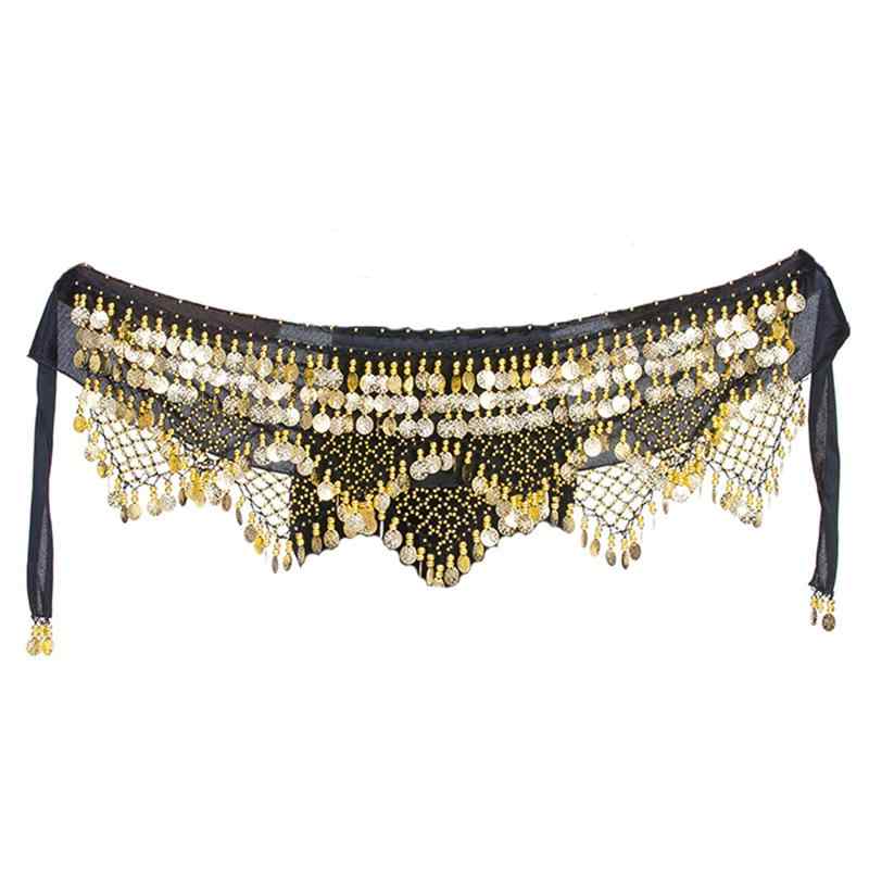 ヒップスカーフ ベリーダンス 腰巻き インド風 衣装 初心者 腰ベルト 重 響き ウエストチェーン