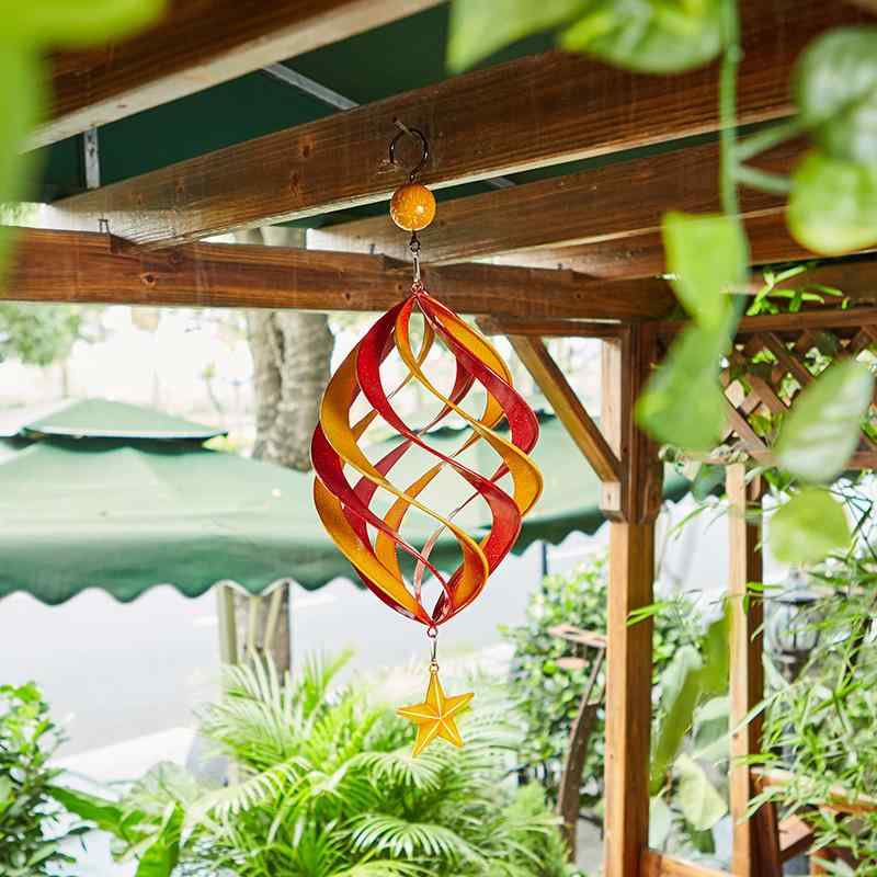 ガーデン オーナメント 屋外 鉄 吊り下げ 空間 デコレーション アクセサリー 庭 バルコニー 軒先 北欧 ..